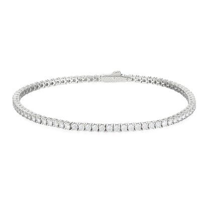 2mm 6/7/8/9 inch D VVS Moissanite Chain Tennis Bracelets For Women Girls Friend Jewelry  925 Sterling Silver Passed Diamond Test